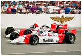 Emerson Fittipaldi and Paul Tracy Indianapolis 500 Archival Photo Poster Posters
