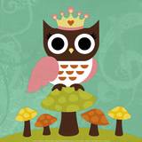 Princess Owl Posters by Nancy Lee