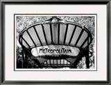 Metro Entrance, Paris Framed Giclee Print by Heiko Lanio