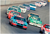 Champion 400 Nascar Race 1987 Archival Photo Poster Posters