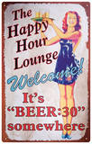 Beer Thirty Blikskilt