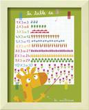 The 3 Times Table Prints by Isabelle Jacque
