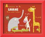 Savannah Animals Art by Isabelle Jacque