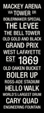 Purdue: College Town Wall Art Stretched Canvas Print