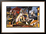 Mediterranean Landscape Poster by Pablo Picasso