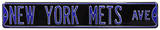 New York Mets Ave Black Steel Sign Wall Sign