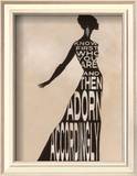Text Dress Posters by Lisa Vincent
