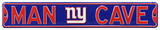 Man Cave NY Giants Steel Sign Wall Sign