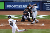 New York, NY - October 14: Detroit Tigers v New York Yankees - Jhonny Peralta and Hiroki Kuroda Photographic Print by Bruce Bennett