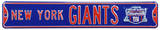 New York Giants SB-XLVI Steel Sign Wall Sign