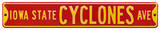 Iowa State Cyclones Ave Steel Sign Wall Sign