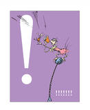 Exclamation Point (purple) Poster by Theodor (Dr. Seuss) Geisel