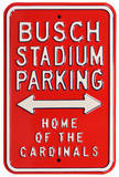Busch Stadium Home Cardinals Parking Steel Sign Wall Sign