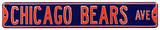 Chicago Bears Ave Steel Sign Wall Sign