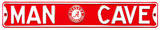 Man Cave Alabama Crimson Tide Steel Sign Wall Sign
