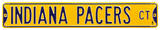 Indiana Pacers Ct Yellow Steel Sign Wall Sign