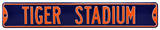 Tiger Stadium Steel Sign Wall Sign