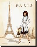 Paris Leinwand von Andrea Laliberte