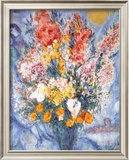 Bouquet des Fleurs Prints by Marc Chagall