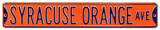 Syracuse Orange Ave Steel Sign Wall Sign