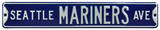 Seattle Mariners Ave Steel Sign Wall Sign
