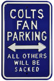 Colts Sacked Parking Steel Sign Wall Sign