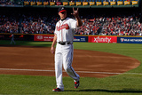 Atlanta, GA - October 05: Atlanta Braves v St. Louis Cardinals - Chipper Jones Photographic Print by Kevin Cox
