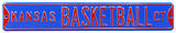 Kansas Basketball Ct Steel Sign Wall Sign