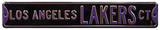 Los Angeles Lakers Ct Black Steel Sign Wall Sign