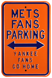 Mets Yankees Go Home Parking Steel Sign Wall Sign