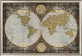 World Map Poster by Elizabeth Medley