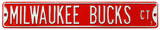 Milwaukee Bucks Ct Steel Sign Wall Sign
