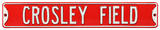 Crosley Field Cincinnati Reds Steel Sign Wall Sign