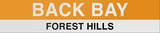 Back Bay Boston/Orange Line Sign Wall Sign