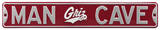 Man Cave Montana Grizzlies Steel Sign Wall Sign