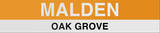 Malden Boston/Orange Line Sign Wall Sign
