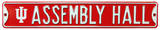 Assembly Hall Indiana Hoosiers Steel Sign Wall Sign