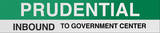 Prudential Boston/Green Line Sign Wall Sign