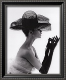 Madame Paulette Net Hat, c.1963 Print by John French