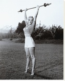 Marilyn Workin' It Stretched Canvas Print
