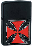 Iron Cross - Black Matte Zippo Lighter Lighter
