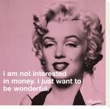 Marilyn Monroe Stretched Canvas Print