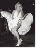Marilyn in New York, c.1954 Stretched Canvas Print by Matthew Zimmerman
