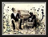 Tom Waits Framed Giclee Print by Lora Zombie