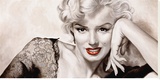In Your Eyes, Marilyn Stretched Canvas Print by Frank Ritter
