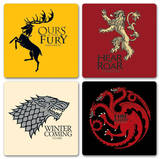 Game Of Thrones - House Coaster Set Coaster