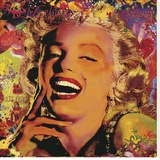 Marilyn I Stretched Canvas Print by Guillaume Ortega