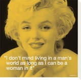 Marilyn: Man's World Stretched Canvas Print