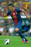 FC Barcelona-David Villa Print