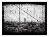 Through Roebling's Grid Photographic Print by Evan Morris Cohen